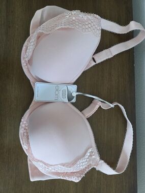 Charley&Me Blush Pink Lace Trim T-Shirt Bra